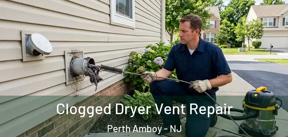 Clogged Dryer Vent Repair Perth Amboy - NJ