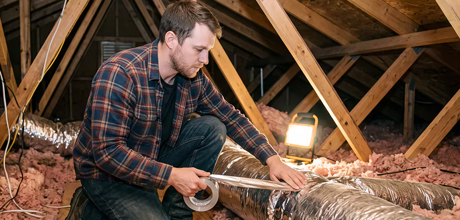 Attic Duct Sealing and Insulation in Perth Amboy